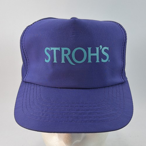 Vintage strohs beer hat cap - vintage,