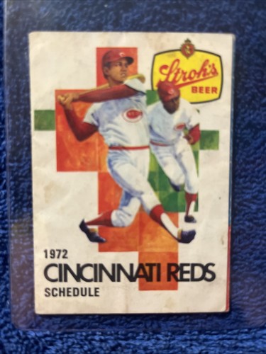 Pocket schedule mlb 1972 - mlb,