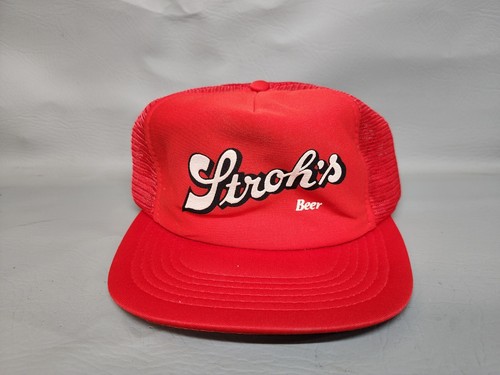 Vintage stroh beer trucker - vintage, stroh's