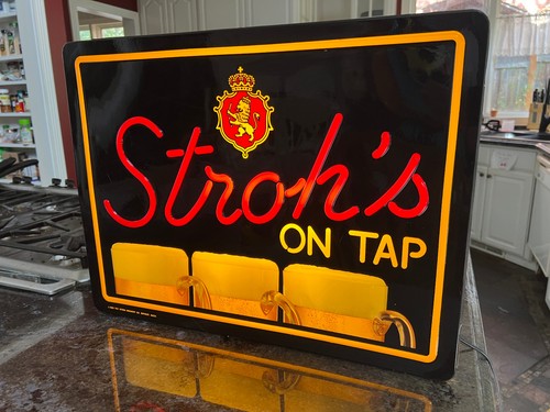 Vintage 1985 stroh beer on - vintage,