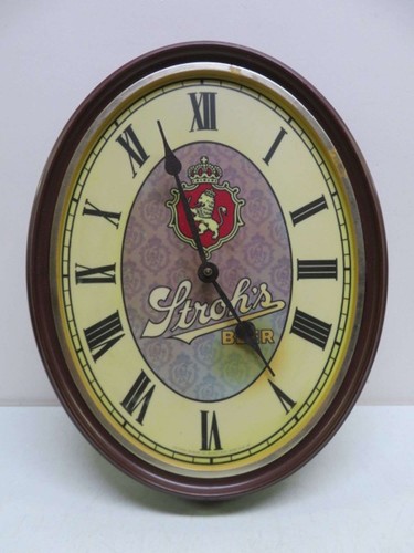 Vintage strohs beer - strohs, lighted