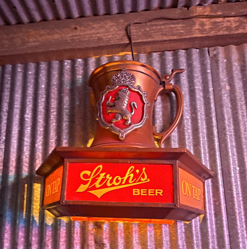 Stroh beer tap - beer, “on