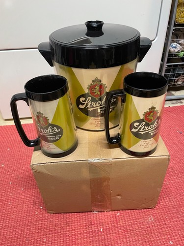 Vintage strohs beer thermo - vintage,