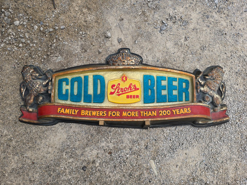Vintage 1960s stroh beer - vintage,