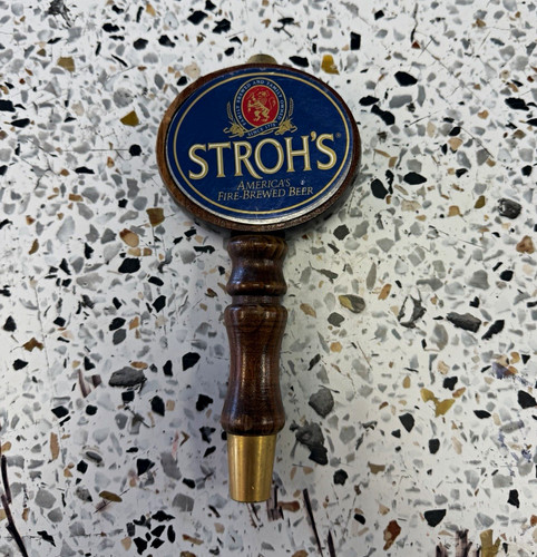 Stroh brewed beer tap handle - beer,