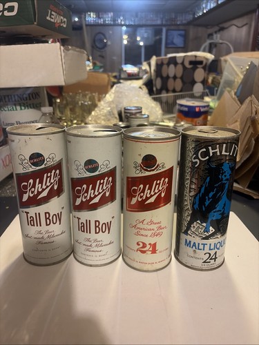 Different empty schlitz and - 4,