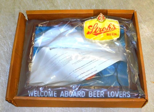 1970s stroh beer nautical - stroh's,